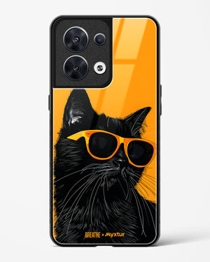 Feline Flair [BREATHE] Glass Case Phone Cover (Oppo)