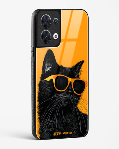 Feline Flair [BREATHE] Glass Case Phone Cover (Oppo)