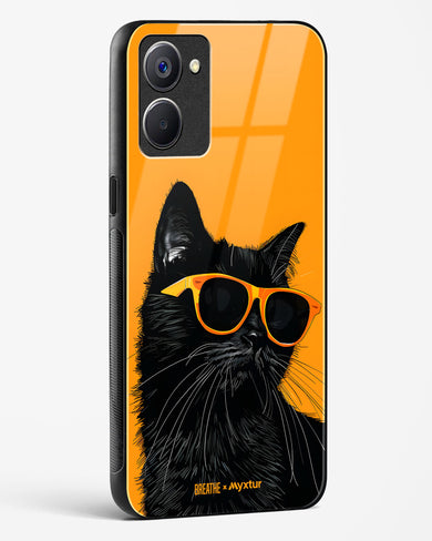 Feline Flair [BREATHE] Glass Case Phone Cover (Realme)