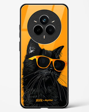Feline Flair [BREATHE] Glass Case Phone Cover (Realme)