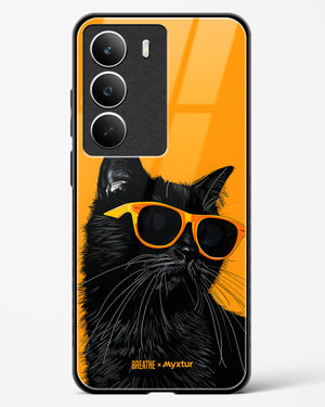 Feline Flair [BREATHE] Glass Case Phone Cover (Realme)