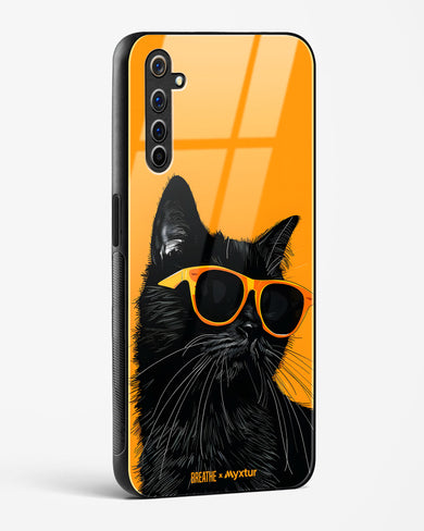 Feline Flair [BREATHE] Glass Case Phone Cover (Realme)