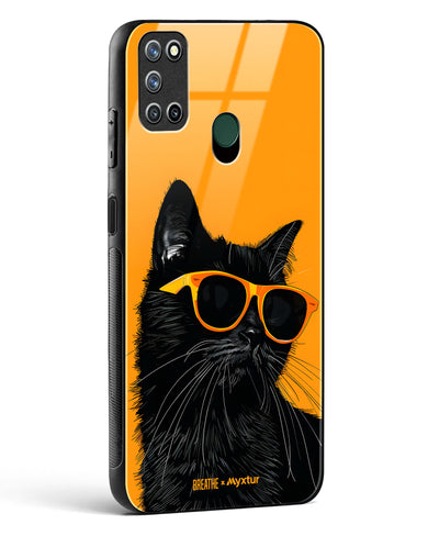 Feline Flair [BREATHE] Glass Case Phone Cover (Realme)