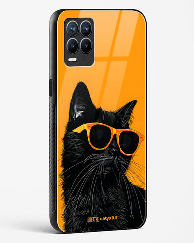 Feline Flair [BREATHE] Glass Case Phone Cover (Realme)