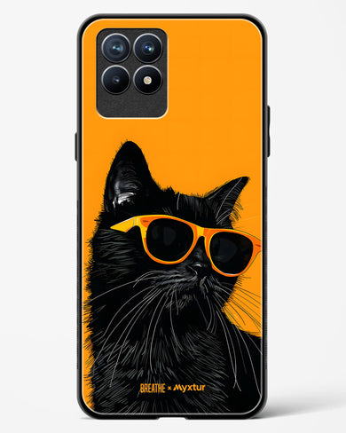 Feline Flair [BREATHE] Glass Case Phone Cover (Realme)