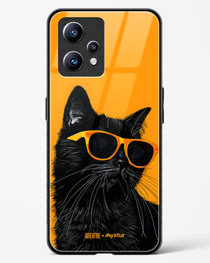 Feline Flair [BREATHE] Glass Case Phone Cover (Realme)