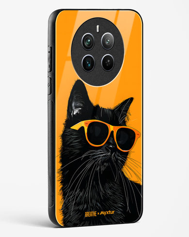 Feline Flair [BREATHE] Glass Case Phone Cover (Realme)