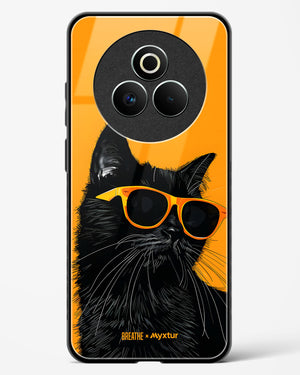 Feline Flair [BREATHE] Glass Case Phone Cover (Realme)
