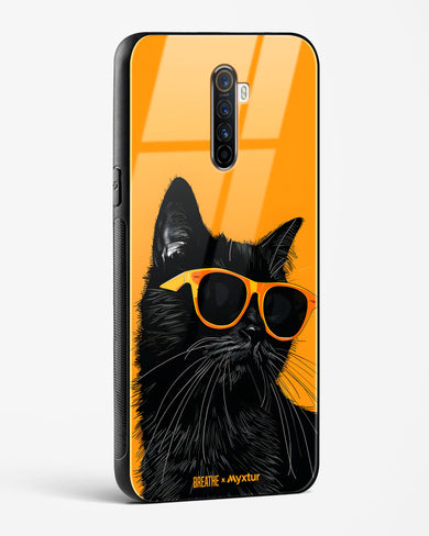 Feline Flair [BREATHE] Glass Case Phone Cover (Realme)