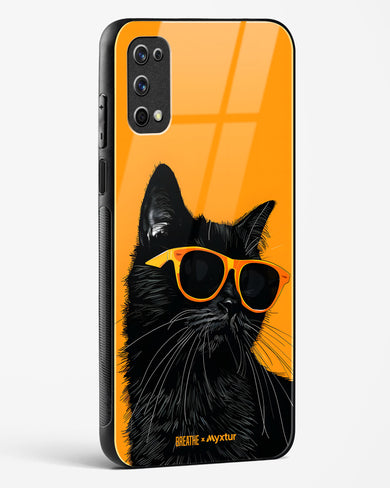 Feline Flair [BREATHE] Glass Case Phone Cover (Realme)