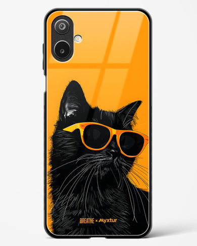 Feline Flair [BREATHE] Glass Case Phone Cover (Samsung)