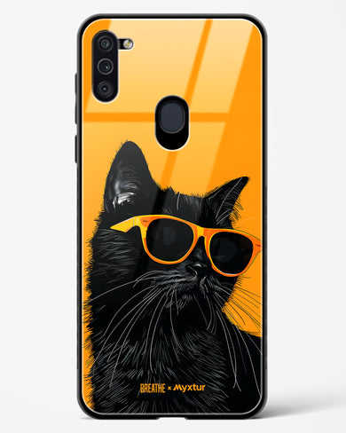 Feline Flair [BREATHE] Glass Case Phone Cover (Samsung)