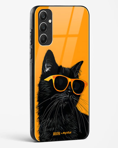 Feline Flair [BREATHE] Glass Case Phone Cover (Samsung)