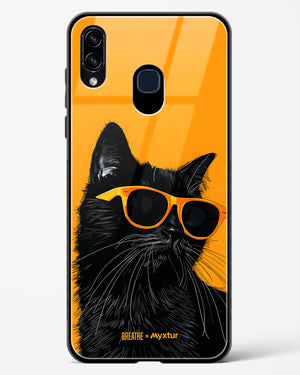 Feline Flair [BREATHE] Glass Case Phone Cover (Samsung)