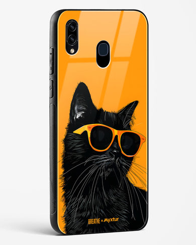 Feline Flair [BREATHE] Glass Case Phone Cover (Samsung)