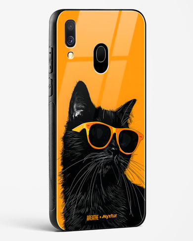 Feline Flair [BREATHE] Glass Case Phone Cover (Samsung)