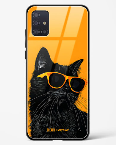 Feline Flair [BREATHE] Glass Case Phone Cover (Samsung)