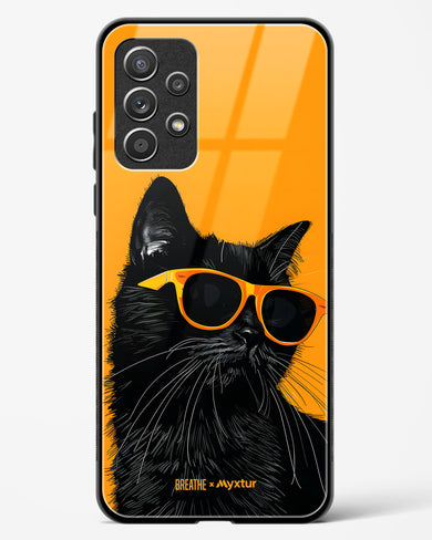 Feline Flair [BREATHE] Glass Case Phone Cover (Samsung)