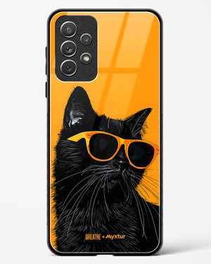 Feline Flair [BREATHE] Glass Case Phone Cover (Samsung)