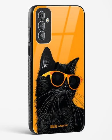 Feline Flair [BREATHE] Glass Case Phone Cover (Samsung)