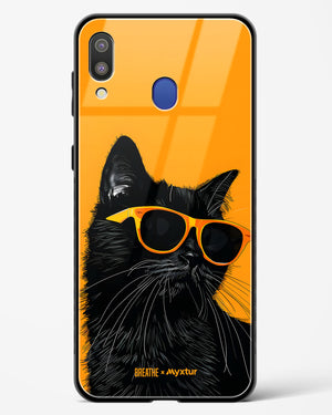 Feline Flair [BREATHE] Glass Case Phone Cover (Samsung)