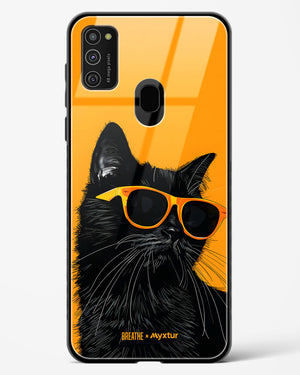 Feline Flair [BREATHE] Glass Case Phone Cover (Samsung)