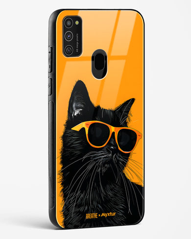 Feline Flair [BREATHE] Glass Case Phone Cover (Samsung)