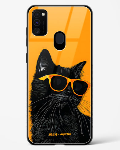 Feline Flair [BREATHE] Glass Case Phone Cover (Samsung)