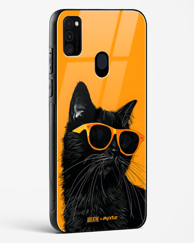 Feline Flair [BREATHE] Glass Case Phone Cover (Samsung)