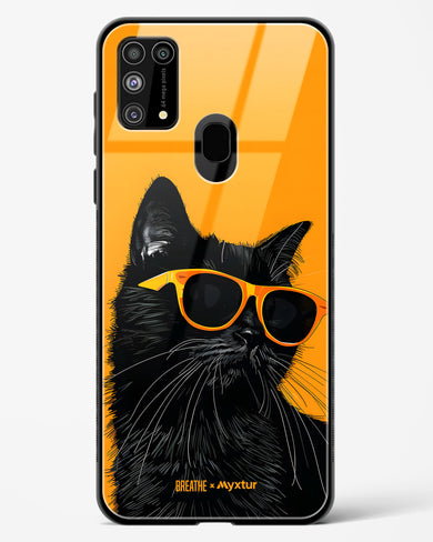 Feline Flair [BREATHE] Glass Case Phone Cover (Samsung)