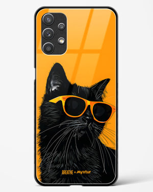 Feline Flair [BREATHE] Glass Case Phone Cover (Samsung)