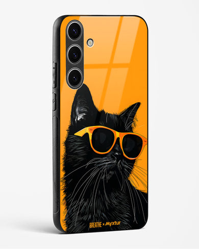 Feline Flair [BREATHE] Glass Case Phone Cover (Samsung)