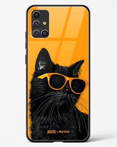 Feline Flair [BREATHE] Glass Case Phone Cover (Samsung)