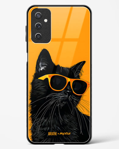 Feline Flair [BREATHE] Glass Case Phone Cover (Samsung)