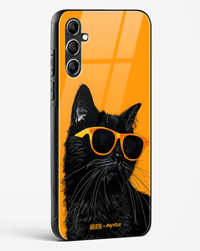 Feline Flair [BREATHE] Glass Case Phone Cover (Samsung)