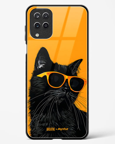 Feline Flair [BREATHE] Glass Case Phone Cover (Samsung)