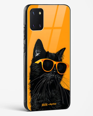 Feline Flair [BREATHE] Glass Case Phone Cover (Samsung)