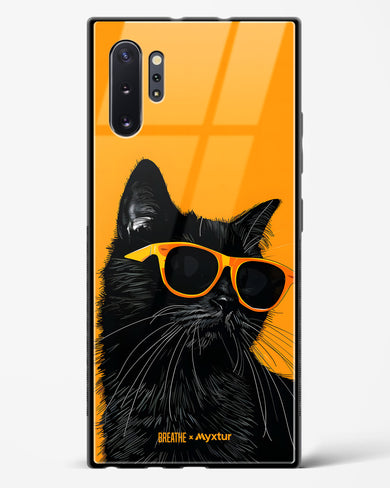 Feline Flair [BREATHE] Glass Case Phone Cover (Samsung)