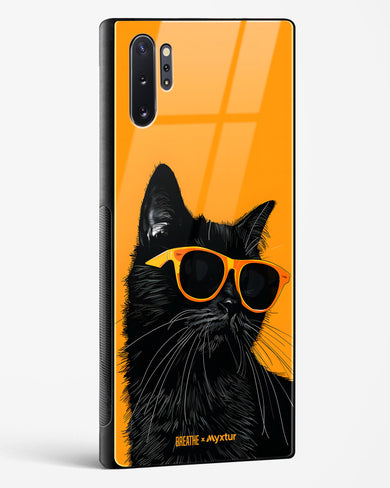 Feline Flair [BREATHE] Glass Case Phone Cover (Samsung)