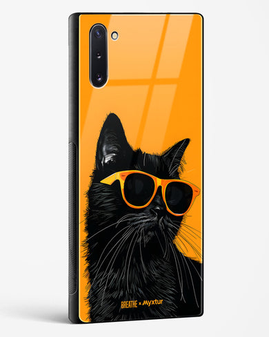 Feline Flair [BREATHE] Glass Case Phone Cover (Samsung)