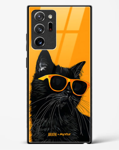 Feline Flair [BREATHE] Glass Case Phone Cover (Samsung)