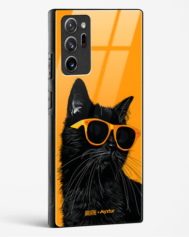 Feline Flair [BREATHE] Glass Case Phone Cover (Samsung)