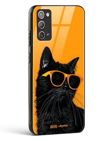 Feline Flair [BREATHE] Glass Case Phone Cover (Samsung)