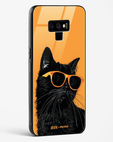 Feline Flair [BREATHE] Glass Case Phone Cover (Samsung)