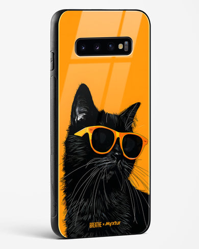 Feline Flair [BREATHE] Glass Case Phone Cover (Samsung)