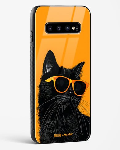 Feline Flair [BREATHE] Glass Case Phone Cover (Samsung)