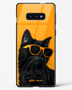 Feline Flair [BREATHE] Glass Case Phone Cover (Samsung)