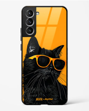 Feline Flair [BREATHE] Glass Case Phone Cover (Samsung)