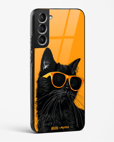 Feline Flair [BREATHE] Glass Case Phone Cover (Samsung)