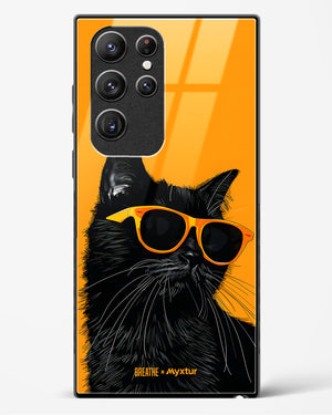 Feline Flair [BREATHE] Glass Case Phone Cover (Samsung)